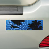月の輝つるきの滑空 バンパーステッカー (車上)