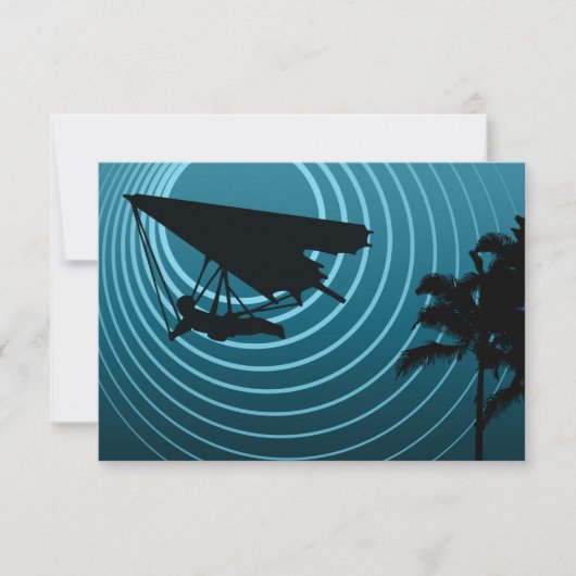 月の輝つるきの滑空 招待状 (正面)