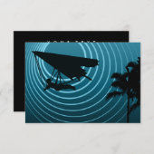 月の輝つるきの滑空 招待状 (正面/裏面)