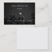 月の輝やきの名刺 名刺 (正面/裏面)