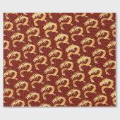 月の辰年〔占星術の〕十二宮図の挨拶2024 ラッピングペーパー (フラット)