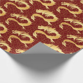 月の辰年〔占星術の〕十二宮図の挨拶2024 ラッピングペーパー (角)