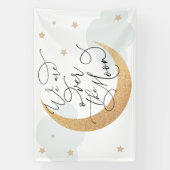 月の過ぎ去った 横断幕 (縦)