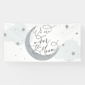 月の過ぎ去った 横断幕 (横)