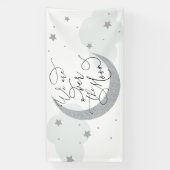 月の過ぎ去った 横断幕 (縦)