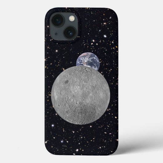 月の遠い側 地球 星空 Case-Mate iPhoneケース (裏面)