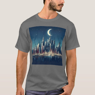 月の都市のギフト Tシャツ