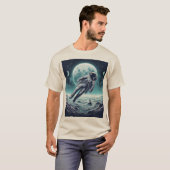月の重力アドベンチャーティー Tシャツ (正面フル)