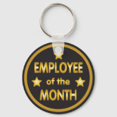 月の金ゴールド キーホルダー (正面)