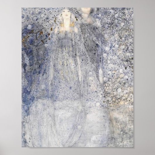 月の銀りんご – マーガレット・マクドナルド ポスター (正面)