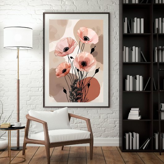 月の開花 ポスター