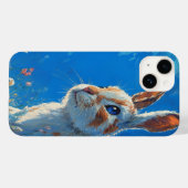 🐇 月の開花 iPhone カバー (裏面 (横))