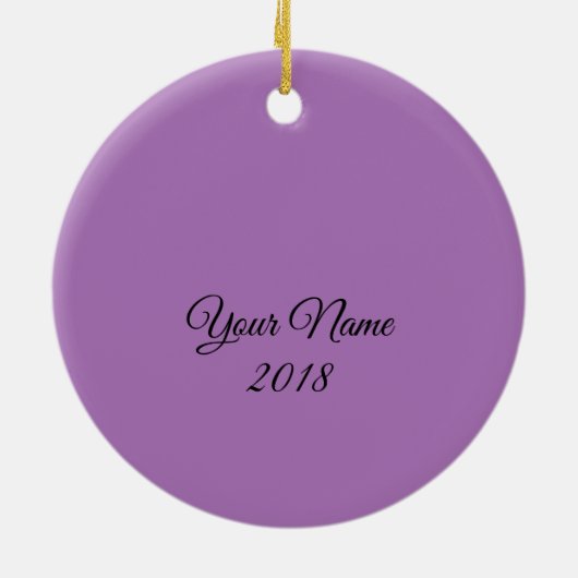 月の陶磁器のオーナメントのあくびをする人 セラミックオーナメント (裏面)