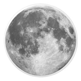 月の陶磁器の引きのノブ セラミックノブ