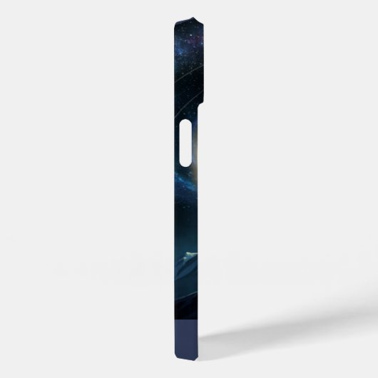 月の静謐な宇宙瞑想, 三日月 Case-Mate iPhoneケース (裏面 / 右)