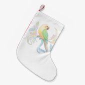 月の頬の装飾 スモールクリスマスストッキング (正面 (吊り時))