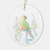 月の頬の装飾 セラミックオーナメント (左)