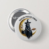 月の魔女 缶バッジ (正面&裏面)