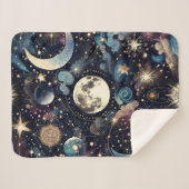 月の魔法 シェルパブランケット (正面(横))