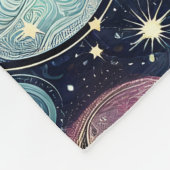 月の魔法 フリースブランケット (角)