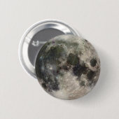 月の鮮明な画像 缶バッジ (正面&裏面)