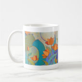 月の鳥のマグ コーヒーマグカップ (左)