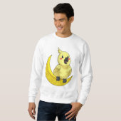 月の鳥 スウェットシャツ (正面フル)