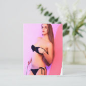 月の2月モデル ポストカード (スタンド正面)