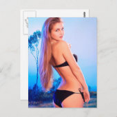 月の2月モデル ポストカード (正面/裏面)