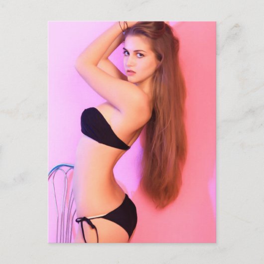 月の2月モデル ポストカード (正面)