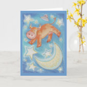 月の「お祝い」の挨拶状に カード (黄色い花)