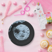 月のLe Voyageのブルームーンへの旅行 ペーパープレート (パーティー)