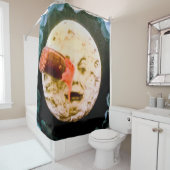 月のLe VoyageのdansのlaのLuneのヴィンテージへの旅行 シャワーカーテン (インサイチュ)