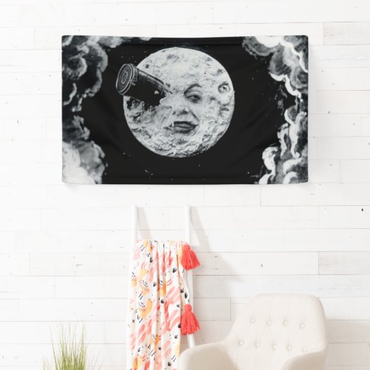 月のLe Voyage DansのLaのLuneのカッコいいへの旅行 横断幕 (インサイチュ)