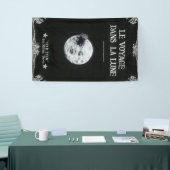 月のLe Voyage DansのLaのLuneのレトロへの旅行 横断幕 (トレードショー)