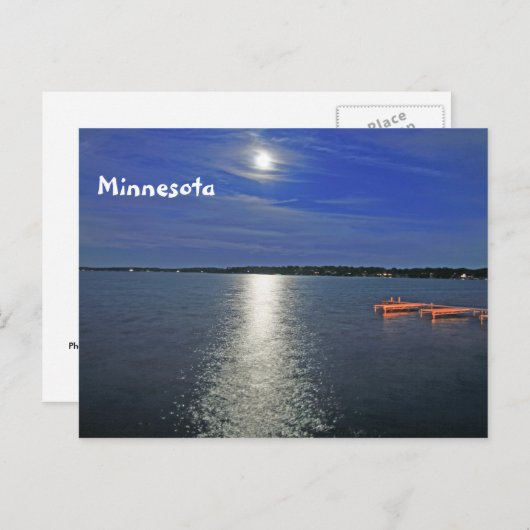 月のLit夜 ポストカード (正面/裏面)