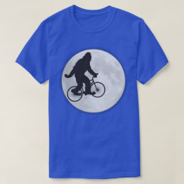 月のTシャツで空を自転車でスクアッチ Tシャツ