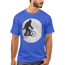 月のTシャツで空を自転車でスクアッチ