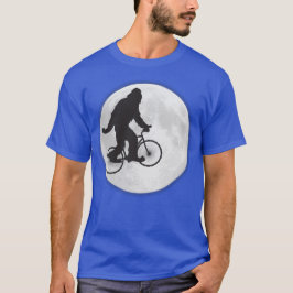 月のTシャツで空を自転車でスクアッチ Tシャツ