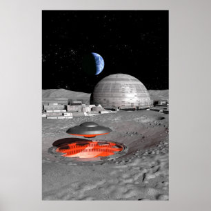月のUFO ポスター