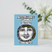 月はがきの羽毛 ポストカード (スタンド正面)