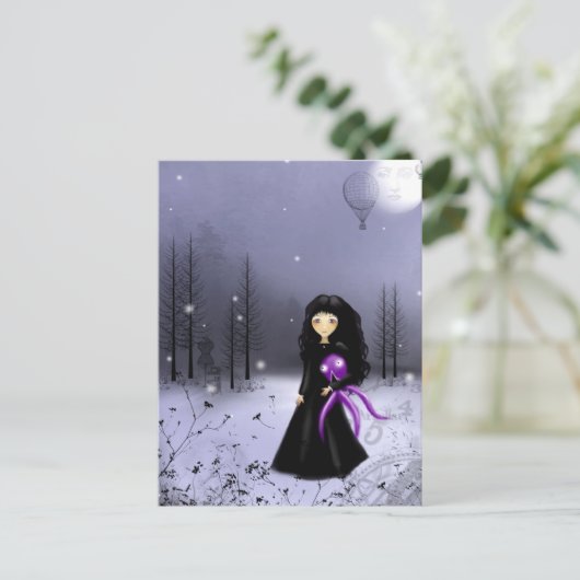 月はがき中の人 ポストカード (スタンド正面)