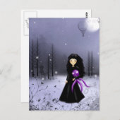 月はがき中の人 ポストカード (正面/裏面)