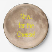 月はチーズで出来ているか ペーパープレート (正面)