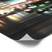 月はニューヨークの中心部を昇る。 ポスター (角)