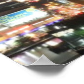 月はニューヨークの中心部を昇る。 ポスター (角)