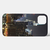 月はニューヨークの中心部を昇る。 Case-Mate iPhoneケース (裏面 (横))