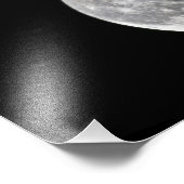 月はヨークトンSKから見た。カナダ フォトプリント (角)