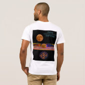 月は別の宇宙へ旅立つ Tシャツ (裏面フル)