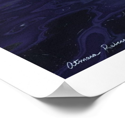 月は彼女の手に ポスター (角)